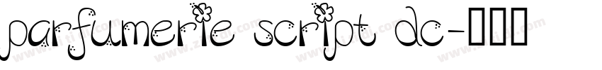 parfumerie script dc字体转换